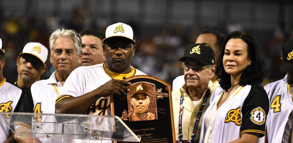 Homenaje a la “Guagua” Miguel Tejada: “Durante toda mi vida seré siempre un fiel soldado de las Águilas”