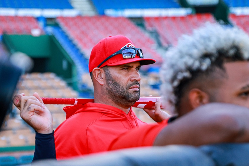 Manager Albert Pujols: “El enfoque es tratar de ganar un partido a la vez”