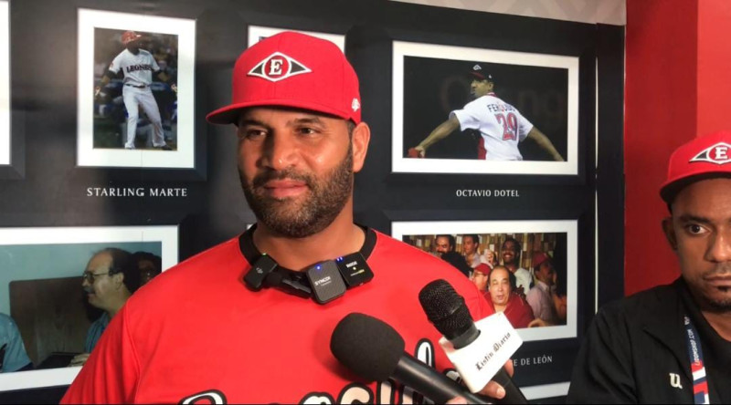 Albert Pujols, manager del Escogido, afirma: “Cuando llegan las malas rachas es que se conoce el carácter de un equipo campeón”