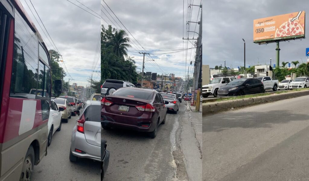 Tapones kilométricos: Avenida Monumental y prolongación 27 intransitables 24 de Diciembre