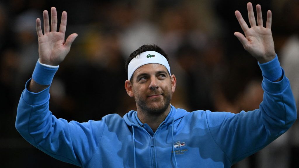 Juan Martín Del Potro se despide del tenis en un evento de exhibición con Novak Djokovic