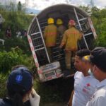 Migración investiga accidente en San Juan de un vehículo de la institución en el que un dominicano falleció y varios heridos