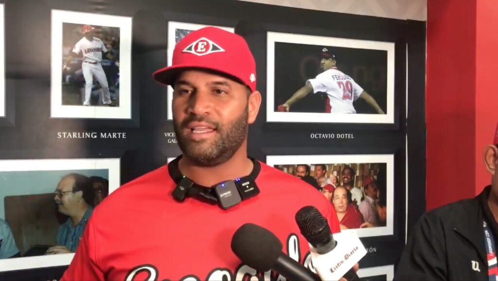 Albert Pujols pone su puesto a disposición de la gerencia y los dueños del Escogido 