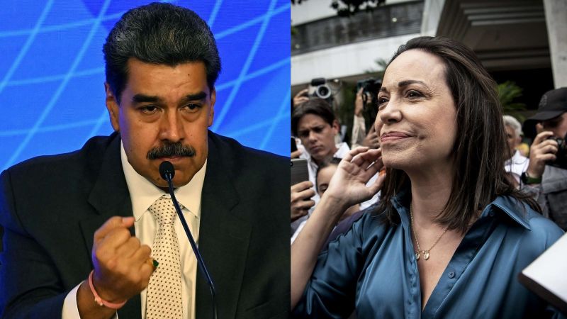 Sin presentar pruebas, Maduro dice que opositora María Corina Machado «regresó a Venezuela» y se «está moviendo» con ayuda de gobiernos extranjeros